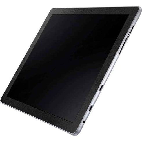 Specialty Vinyl Black Brushed Steel Texture Galaxy Book 12in Skin